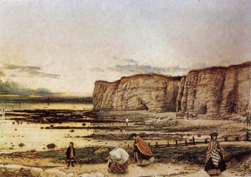 William Dyce Pegwell Bay in Kent. oil painting picture